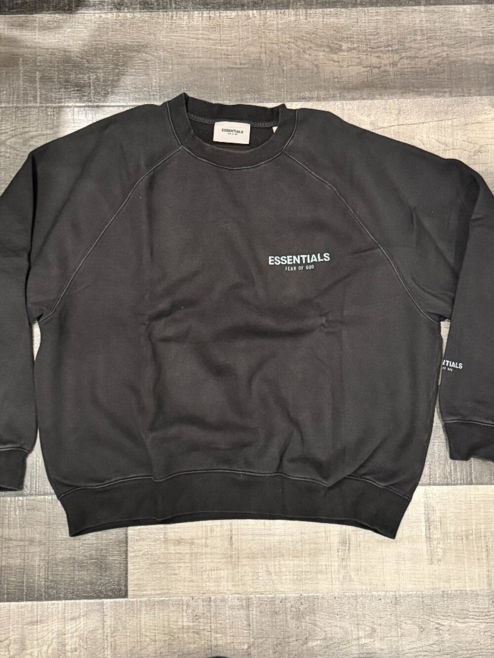 Essentials by Fear of God Black Crew Neck Sweater – Size L